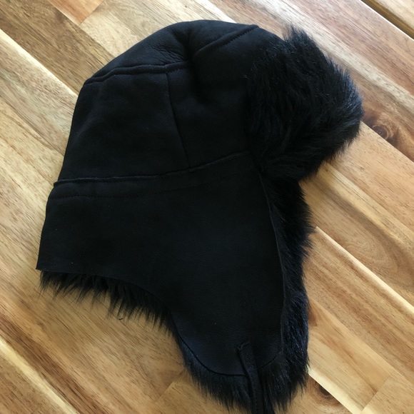 JCrew Shearling Trapper Hat